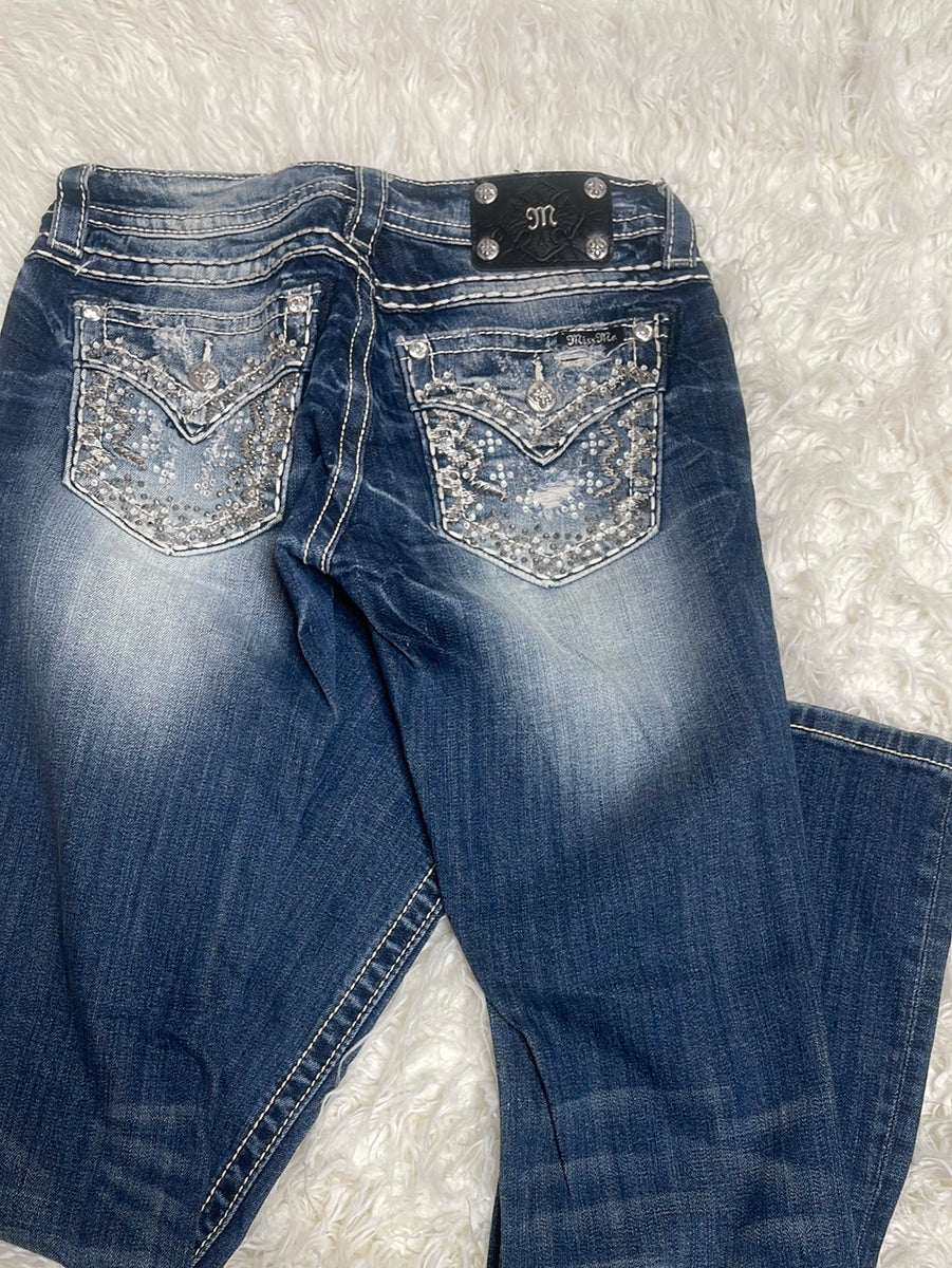 Ladies miss orders me signature boot jeans size 27 hardly wore like new