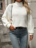 Mock Neck Long Sleeve Sweater