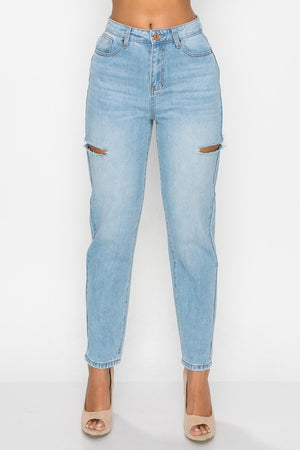 Party Crasher Thigh Slit Jean