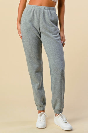 All Yours Fleece Joggers in Grey