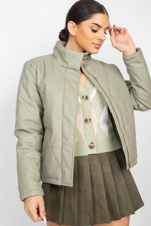 Sedona Sights Quilted Jacket Sage