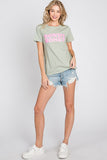 HOWDY HONEY TEE IN SAGE