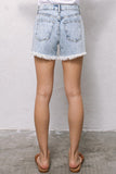 HAPPY TIMES HIGH RISE DENIM SHORTS