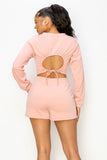 PLANS ARE OPEN SHORTS PINK