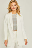 VERY IMPORTANT WOMAN BLAZER WHITE