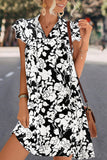 Bellanca Tie Neck Butterfly Sleeve Dress