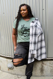 Simply Love Full Size SHE CAN SHE WILL Short Sleeve T-Shirt