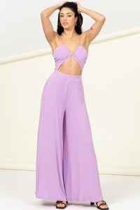 CALL THE GIRLS JUMPSUIT LAVENDER