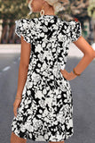 Bellanca Tie Neck Butterfly Sleeve Dress