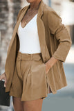 Gossip Girl Blazer and Shorts Set with Pockets