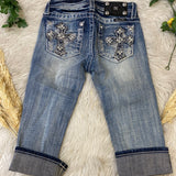DOORBUSTER* Little girls miss me Capri sz 10 jk5772p