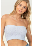 Sunshine In My Hair Tube Top Blue