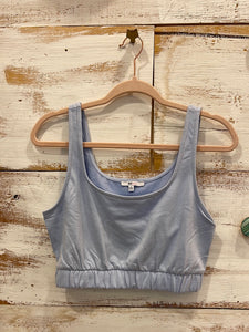 Sky Is The Limit Banded Crop Tank