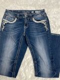 Miss Me Signature Boot jeans je6185b2 sz 30