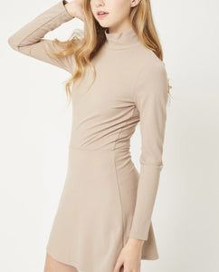 Melody Dress in Taupe