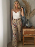 Fresh Flowers Wide Leg Pants
